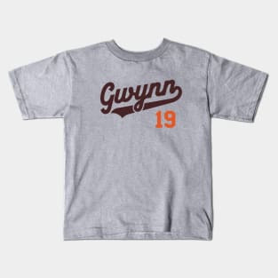 Gwynn 19, San Diego Baseball design Kids T-Shirt